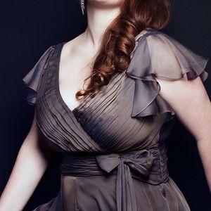 Iridescent Tadashi Gown Plus Size